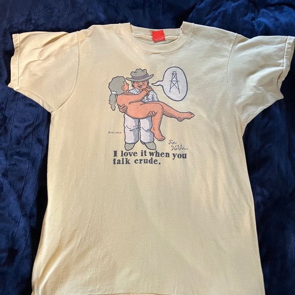 Unisex Oil and Gas Novelty Crude Rig Tee from the Casper Hilton - Picture 2 of 5